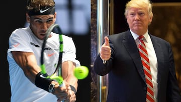 Nadal no corresponde al amor de Trump: "No me va su estilo"