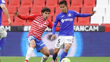 23/05/21 PARTIDO PRIMERA DIVISION
 GRANADA - GETAFE
 JESUS VALLEJO TAKE KUBO 