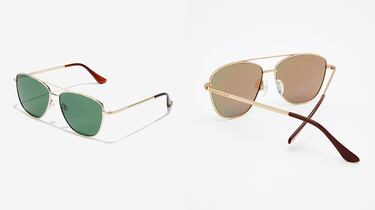 Estas gafas de sol tipo aviador para hombre y mujer cuestan 35 euros
