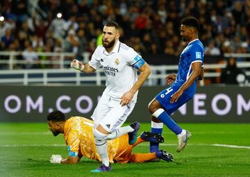 El capitán del Real Madrid regresó a lo grande tras dos partidos ausente por lesión. Magnífico envío de Vinicius con el exterior de su bota derecha, el cual solo tuvo que empujar Karim Benzema, poniendo más tierra de por medio en la final.