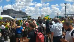 ¡Locura con el Halcón! Así recibió la hinchada a los campeones