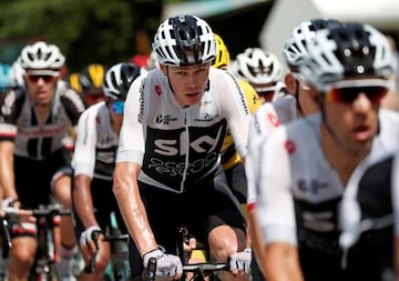 El ciclismo Chris Froome del Sky.