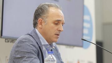 30/04/20
COVID 19
RUEDA DE PRENSA DEL VALENCIA BASKET COMO SEDE DE LOS PLAY OFFS -
LIGA ENDESA JOSE PUENTES