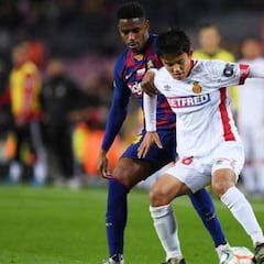 Kubo regatea como Messi