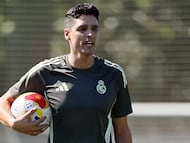 Julián López de Lerma, entrenador del Juvenil A del Real Madrid.