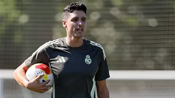 Julián López de Lerma, entrenador del Juvenil A del Real Madrid.