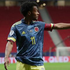 Juan Guillermo Cuadrado, destacado de Colombia ante Perú