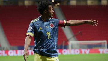 Juan Guillermo Cuadrado, destacado de Colombia ante Perú