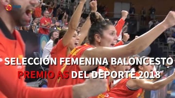 La Selección femenina de baloncesto, Premio As del Deportes 2018