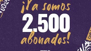 El Pucela registra 2.500 abonos en un d¨ªa