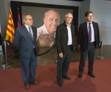 Xavier Trias en el Memorial del Camp Nou en honor a Johan Cruyff.