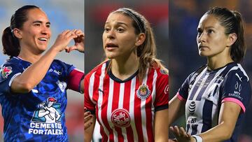 5 futbolistas mexicanas de la Liga MX Femenil