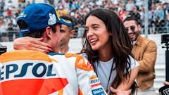 Marc Márquez y María Pedraza, juntos en el Gran Premio de Portugal