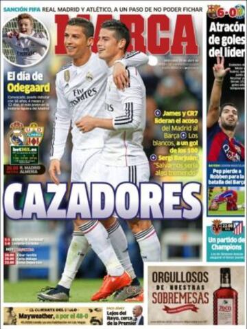 Portadas de la prensa deportiva