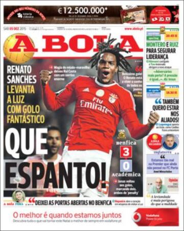 Portadas de la prensa mundial