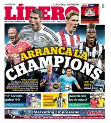 Portadas de la prensa deportiva