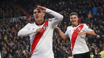 Juan Fernando Quintero y Julián Álvarez podrían ser muy importantes en River Plate. El volante colombiano lo ayudaría a tener más claridad en ataque