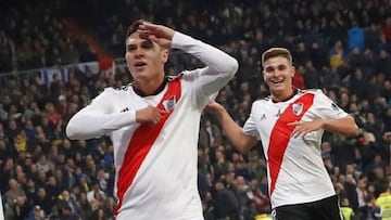 Juan Fernando Quintero y Juli&aacute;n &Aacute;lvarez podr&iacute;an ser muy importantes en River Plate. El volante colombiano lo ayudar&iacute;a a tener m&aacute;s claridad en ataque