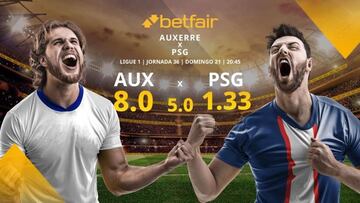 AJ Auxerre vs. PSG: alineaciones, horario, TV, estadísticas y pronósticos Ligue 1