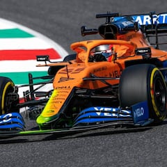 Sainz estrena un morro al estilo de Mercedes para el MCL35