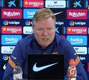 Koeman: "Estamos trabajando para mejorar al equipo"