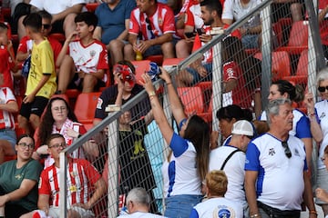 Hubo aficionados del Tenerife.