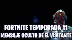 Fortnite: el agujero negro oculta un mensaje con números