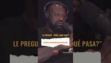 In a podcast, the now commentator explained how his father scolded him for having a bad game, with Shaq pointing to pressure as his excuse.