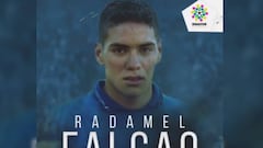 Falcao y su primer gol como profesional cuando jugaba con Lanceros contra el Club el Condor