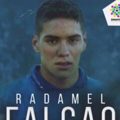 "Joya inédita": Revive el primer gol de Falcao como profesional