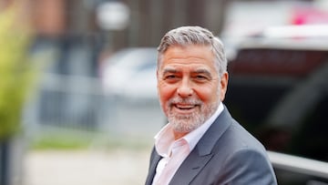 DUSSELDORF, GERMANY - MAY 24: George Clooney attends the Deutsche Postcode Lotterie Charity Gala 2023 on May 24, 2023 in Dusseldorf, Germany. (Photo by Joshua Sammer/Getty Images)