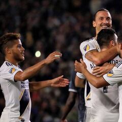 1x1 del Galaxy: La dupla Zlatan-Alessandrini vuelve a brillar