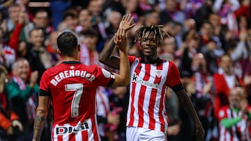13/11/22 PARTIDO UNICO COPA DEL REY
PRIMERA RONDA
UD ALZIRA - ATHLETIC BILBAO
SEGUNDO GOL NICO WILLIAMS 0-2 ALEGRIA