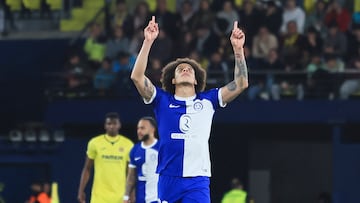 Witsel celebra el gol que marcó ante el Villarreal.