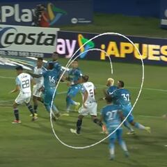 VAR explica el discutido penal de Millonarios ante Jaguares