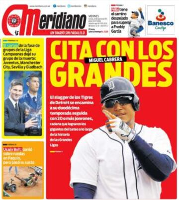 Portadas de la prensa deportiva