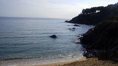 Hallan el cadáver de un hombre en una playa de Palamós: junto a él, varias gallinas decapitadas