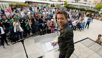 El secretario general de Más País, Íñigo Errejón, interviene durante un acto de campaña de Más Región y Verdes Equo, a 14 de mayo de 2023, en Molina de Segura, Región de Murcia (España). Errejón ha participado en un acto de campaña conjunto de Más Región y Verdes Equo de cara a las elecciones del próximo 28 de mayo
14 MAYO 2023;CANDIDATOS;ELECCIONE;ELECTORAL;POLÍTICA;
Edu Botella / Europa Press
14/05/2023