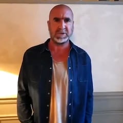 El discurso de Cantona que se está aplaudiendo masivamente en redes: puro fútbol