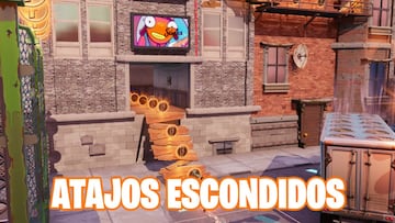 Fortnite Battle Royale - Desafío de Entrega en el centro: encuentra 2 atajos escondidos