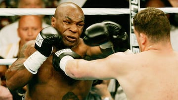 Mike Tyson en su combate ante Kevin McBride.