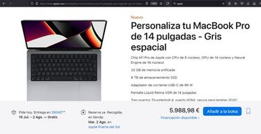 Más portátiles de Apple se retrasarán en sus pedidos hasta agosto
