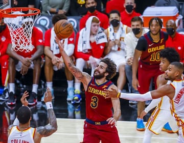 Ricky Rubio, con Cleveland Cavaliers.