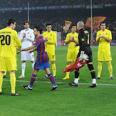 Valverde sí le hizo pasillo al Barça con el Villarreal en 2010