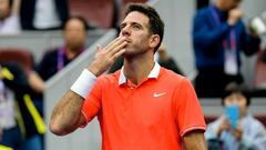 Del Potro into China Open final after Fognini withdraws
