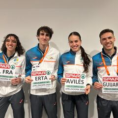 España elige a su cuarteto para asaltar el 4x400 mixto en Apeldoorn