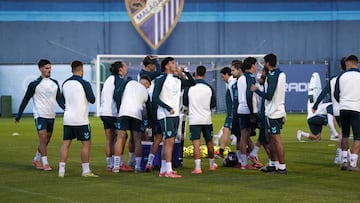 Funes en un entrenamiento.