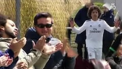 La reacción de Marcelo por el triplete de su hijo en el Madrid