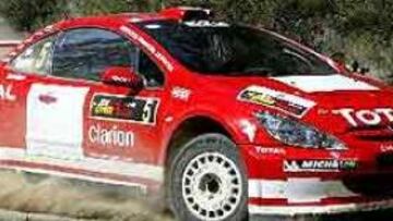 <b>REMONTADA.</B> Marcus Gronholm, con Peugeot, ha sido el más regular de la primera etapa del Rally de Chipre.
