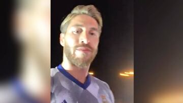 La fiesta desde dentro: Sergio Ramos lo grab車 todo